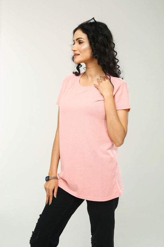 Showstopper Pink Cotton T-shirt TS-0623 00002