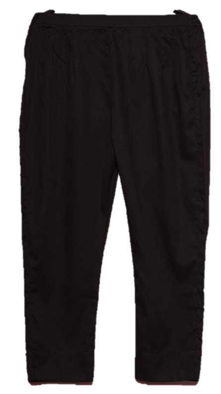 Showstopper Black Spandex Cotton Fabric Straight Pant Women 0523 000196